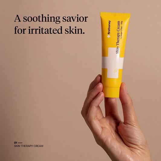 First Honey? Manuka Honey Cream for Dry & Itchy Skin | Fast Relief for Eczema, Rosacea, Psoriasis, & Dermatitis | Natural & No Fillers | Safe for