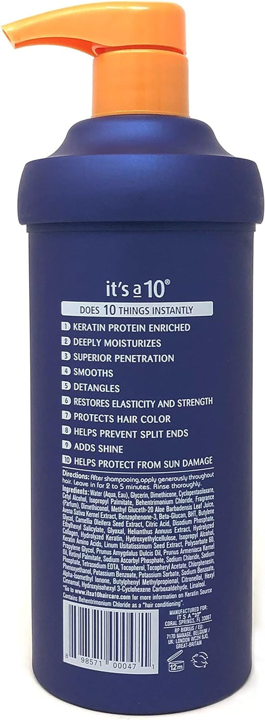 It's A 10 Miracle Deep Conditioner Plus Keratin for Unisex, 17.5 Ounce : Health And Personal Care : Beauty & Personal Care