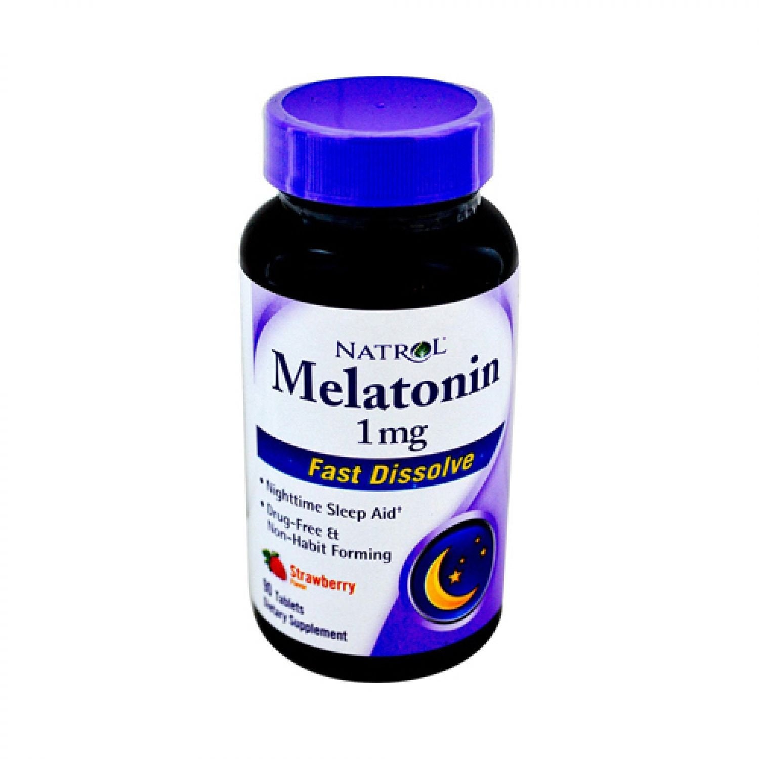 Natrol Melatonin Fast Dissolve - Strawberry 1 mg 90 Tabs