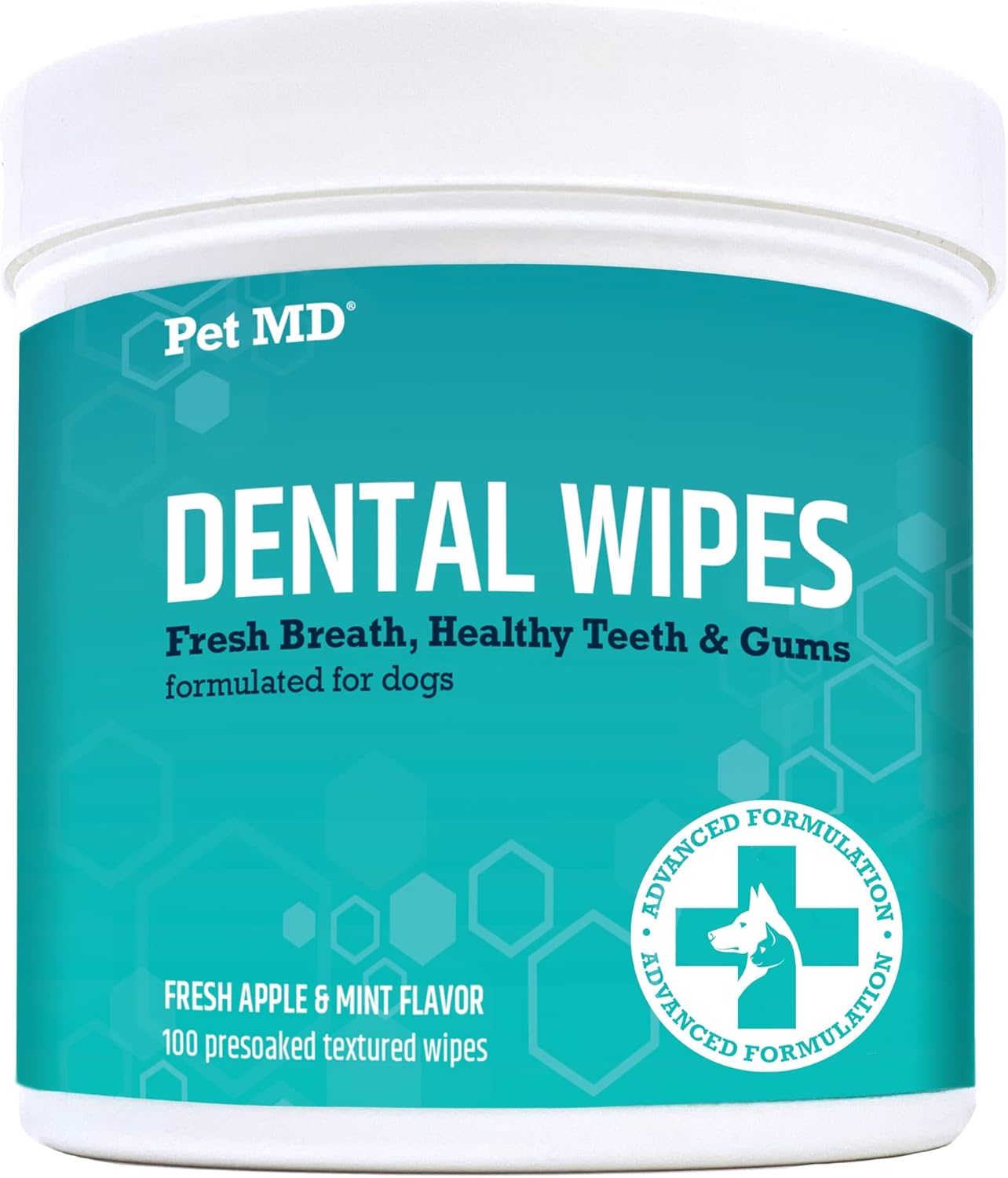 Pet MD Advanced Hip + Joint Chews & Dental Wipes : Pet Supplies