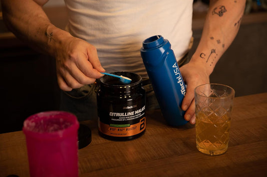 Biotechusa Citrulline Malate Powder | Essential Amino Acid For Athletes | Sugar-Free | Gluten-Free | 300 G | Green Apple