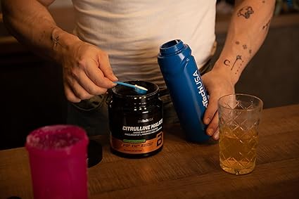 Biotechusa Citrulline Malate Powder | Essential Amino Acid For Athletes | Sugar-Free | Gluten-Free | 300 G | Unflavoured