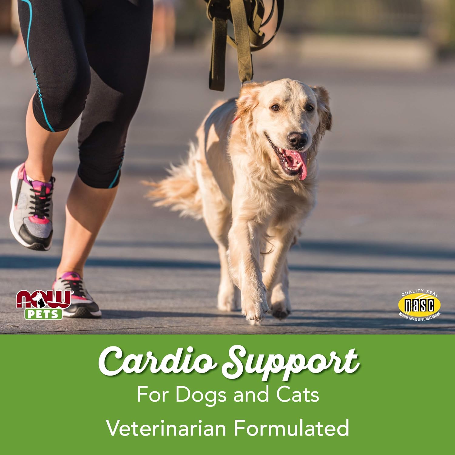 NOW Pet Health, Cardiovascular Support Supplement, Formulated for Cats & Dogs, NASC Certified, Powder, 4.5-Ounce