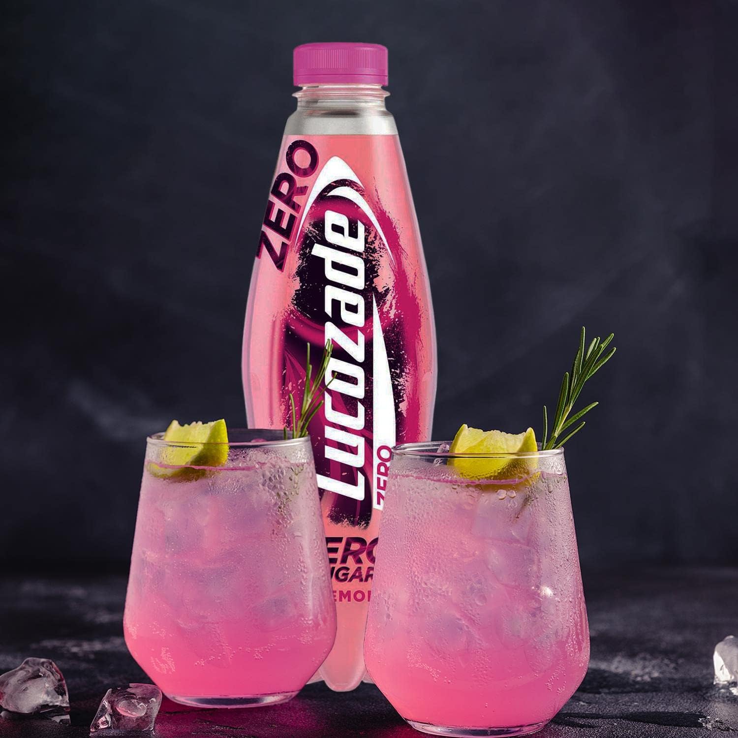 Lucozade Energy|Lucozade Zero Pink Lemonade 12 X 900Ml