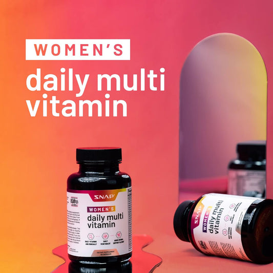 Snap Supplements Women'S Multivitamins Daily Vitamins & Minerals For Women - Vitamin D, B12, Zinc, Herbs & Vitamin C For Energy & Immune Support, Multivitamin For Women, 60 Capsules