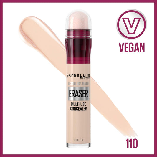 Maybelline Instant Age Rewind Instant Eraser Color Correcting Concealer, Crease-Resistant Coverage, Up To 12Hr Moisturizing Wear, Orange Color Corrector, 159, 1 Count