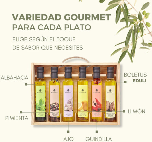 Extra Virgin Olive Oil '6-Flavour Case' - La Chinata (6 X 250 Ml)