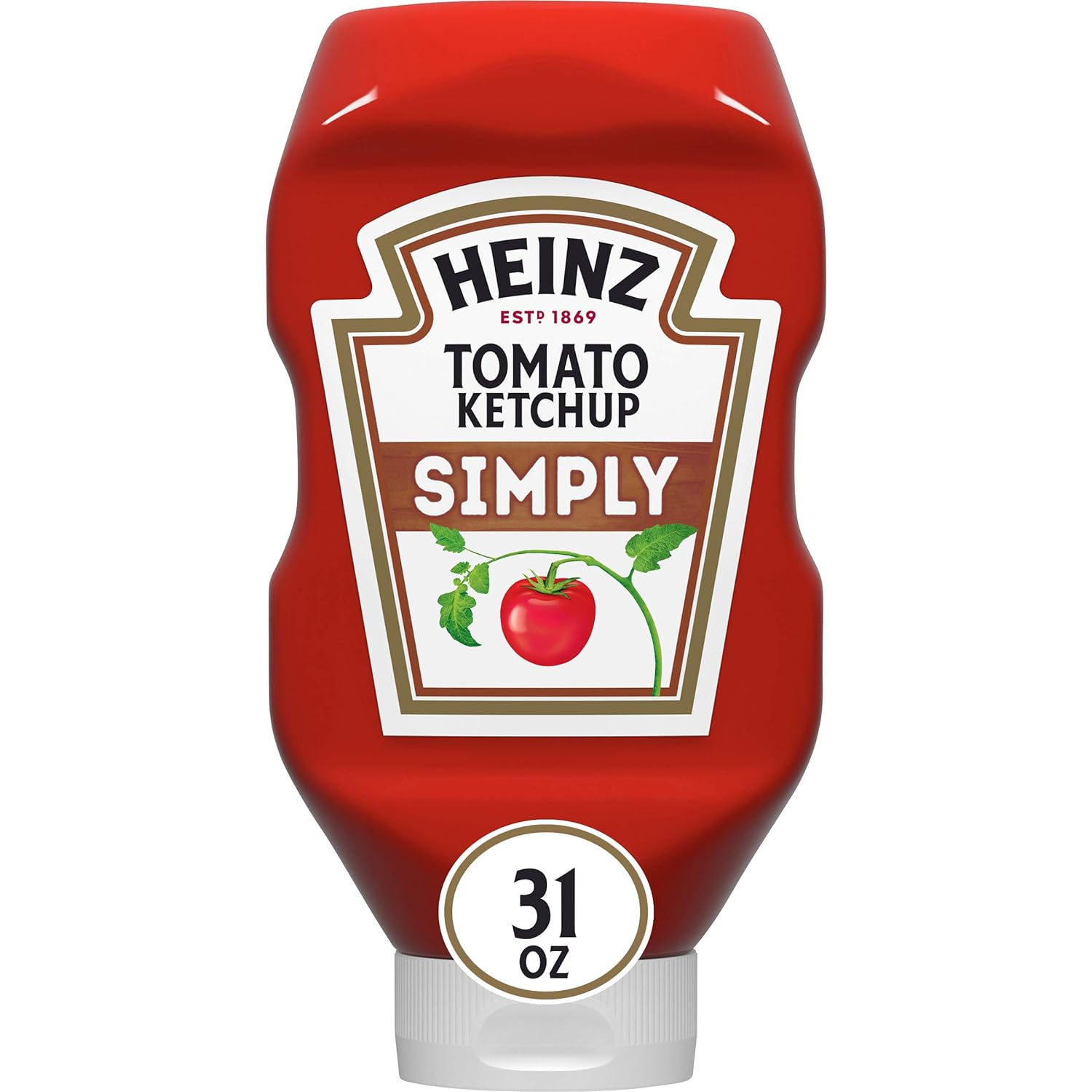 Heinz Simply Tomato Ketchup With No Artificial Sweeteners (31 Oz Bottle)