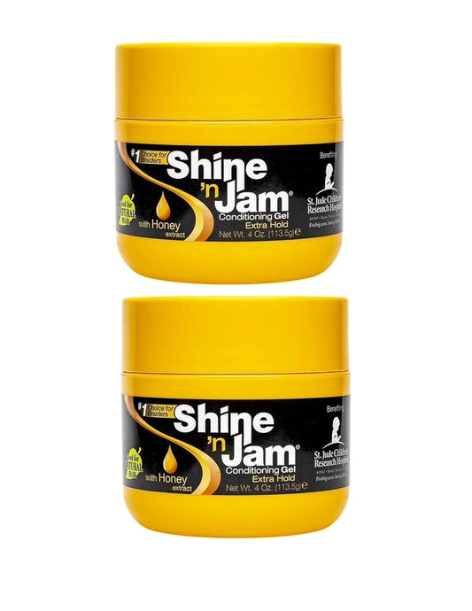 Shine 'N Jam Conditioning Gel Extra Hold For Braids, Twists, And Frizz Control : Beauty & Personal Care