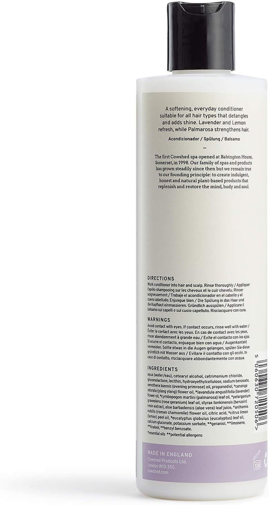 Cowshed Soften Hair Conditioner - 300 ml - Paraben-Free Volumising Conditioners | Softening Everyday Conditioner for All Hair Types | Lavender Vegan Conditioners for Dry Damaged Hair : Amazon.co.uk: Beauty