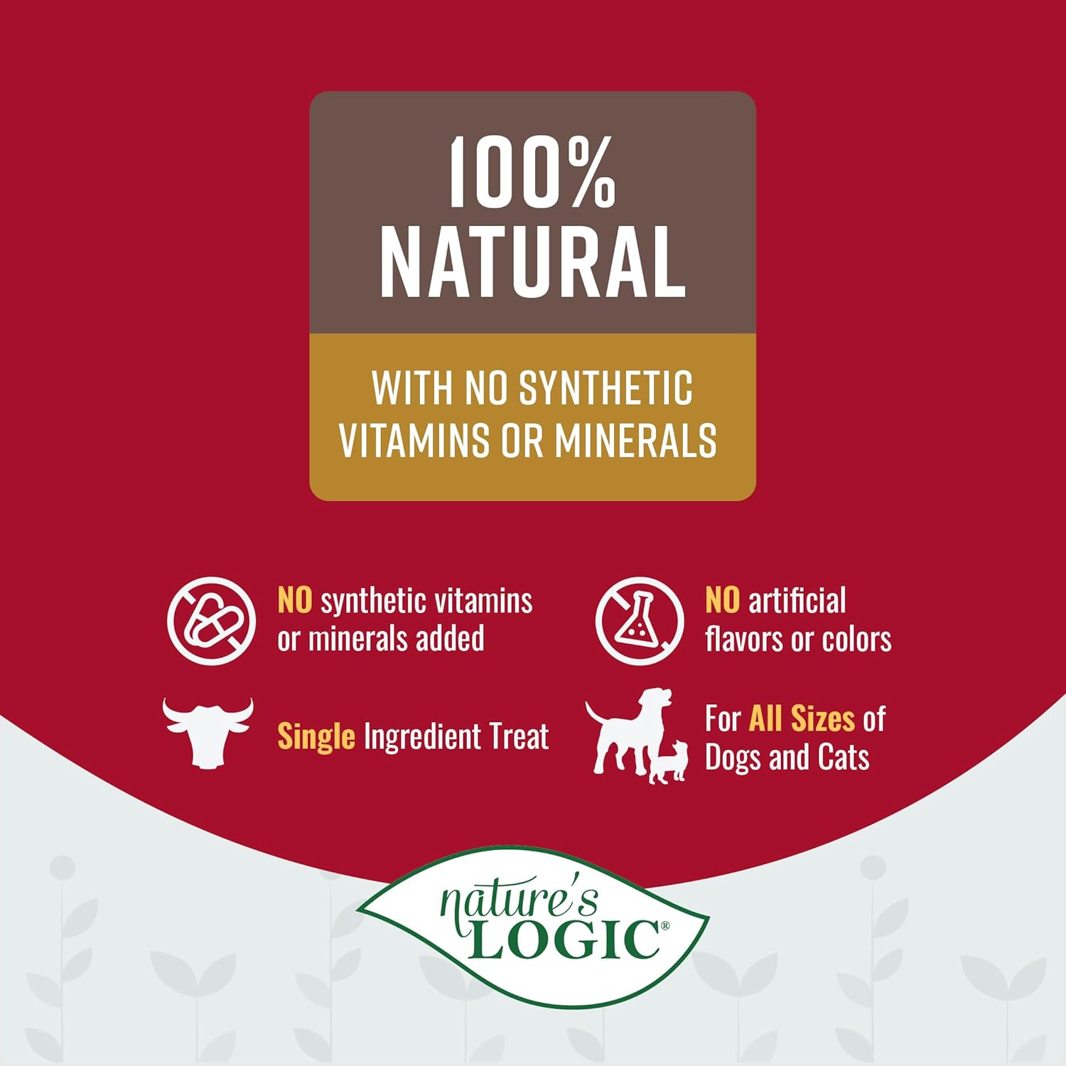 Nature's Logic Beef Lung Bites, 3.5oz : Pet Supplies