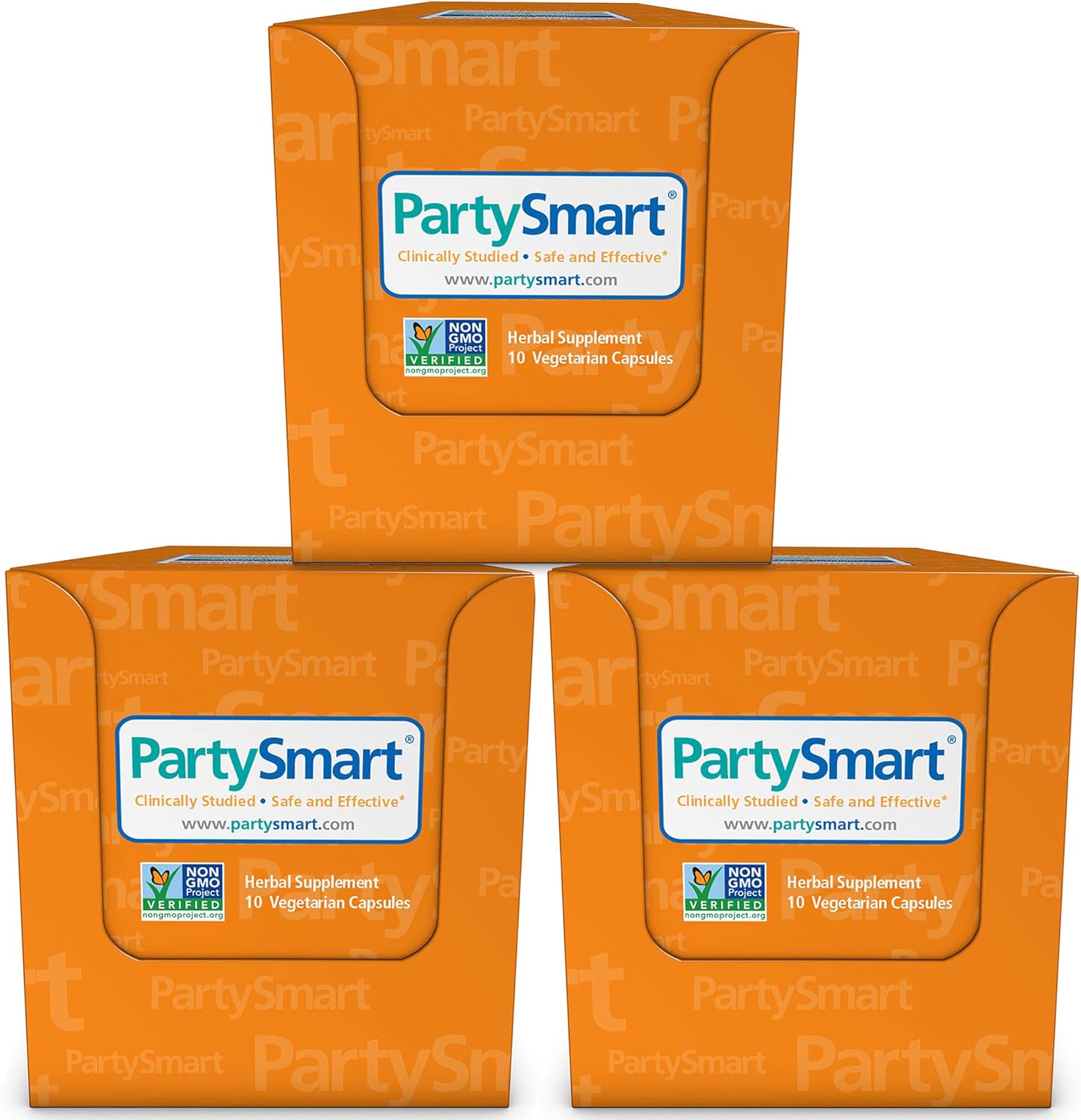 Himalaya Partysmart, One Capsule For A Better Morning After Drinking, Plant Based, Liver Support, Alcohol Breakdown, Clinically Studied, Non-Gmo Project Verified, 10 Capsules, 3 Pack