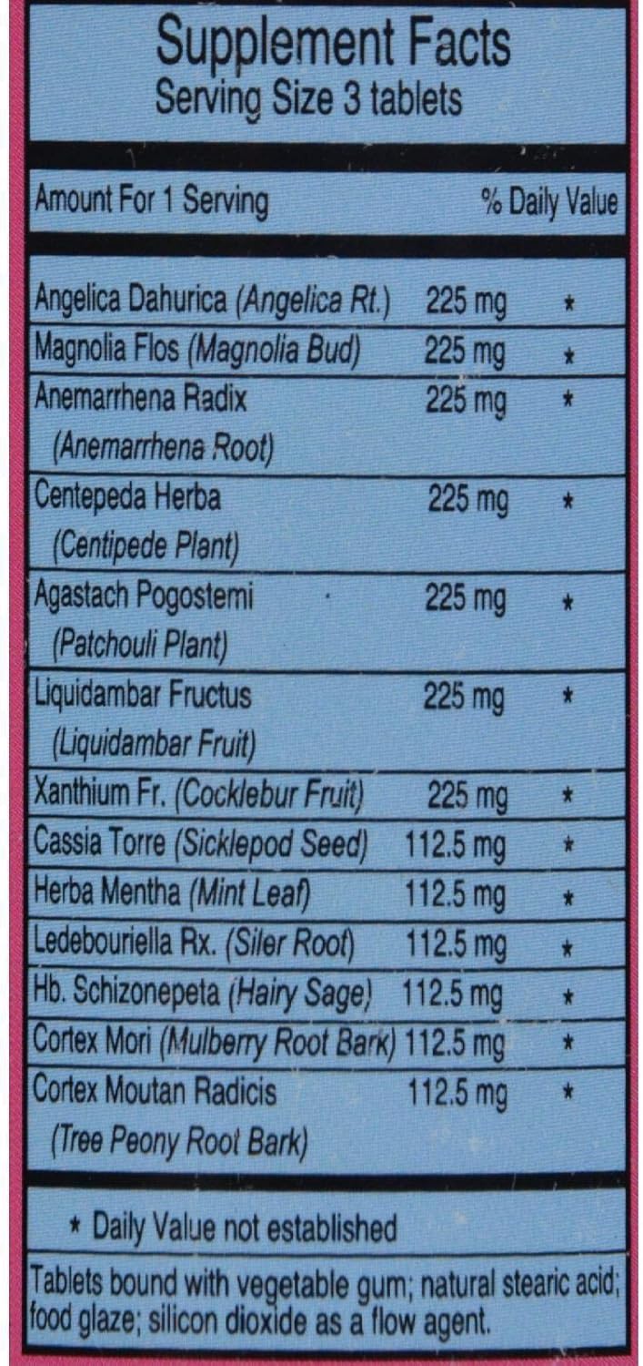 Dr. Shen'S Allergy Tablets (90 Tablets) : Health & Household