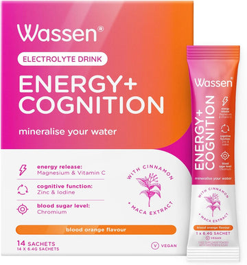Wassen Hydrate + Replenish Electrolytes Sachets - 14 Sachets | Rehydration Sachets To Rehydrate & Replenish Lost Electrolytes | Spirulina Powder| Magnesium Sachets To Maintain Normal Energy Levels