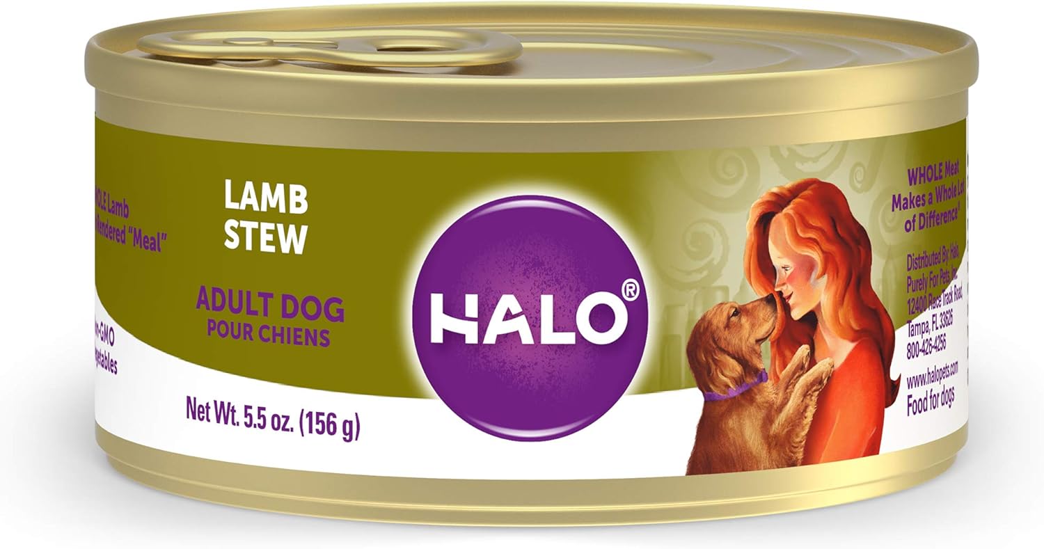 Halo Adult Dog Lamb Stew 5.5 Oz. Can (Pack Of 12)