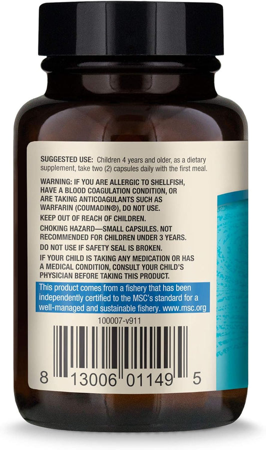 Dr. Mercola, Krill Oil for Kids, 30 Servings (60 Capsules), Source of