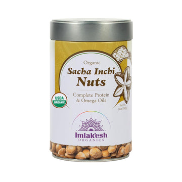 Imlak'Esh Organics, Sacha Inchi Nuts (2.25Oz Pouch), Protein Super-Nuts — 0 Net Carbs | Keto | Paleo | Organic | Regenerative | Protein | Gluten-Free | Non-Gmo