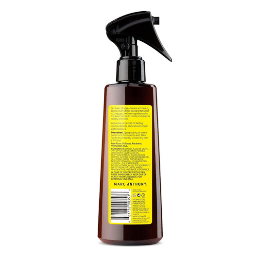 Marc Anthony Curl It Up Volume Boost Spray, Extra Hold, Strictly Curls - Avocado Oil & Shea Butter Enhances With A Soft Finish Paraben-Free, Sulfate-Free, Phthalate-Free