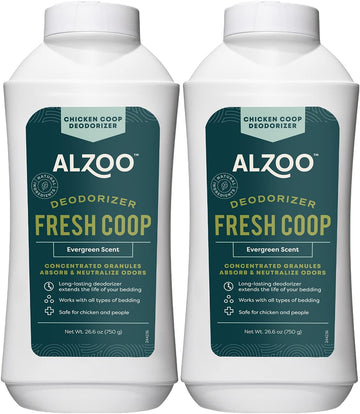 My Fresh Coop Deodorizer, Chicken Coop Deodorizer, Concentrated Granules Absorb & Help Neutralize Odors, Mineral-Based Active Ingredients, Up To 30 Uses, 26.6 Oz., Pack of 2