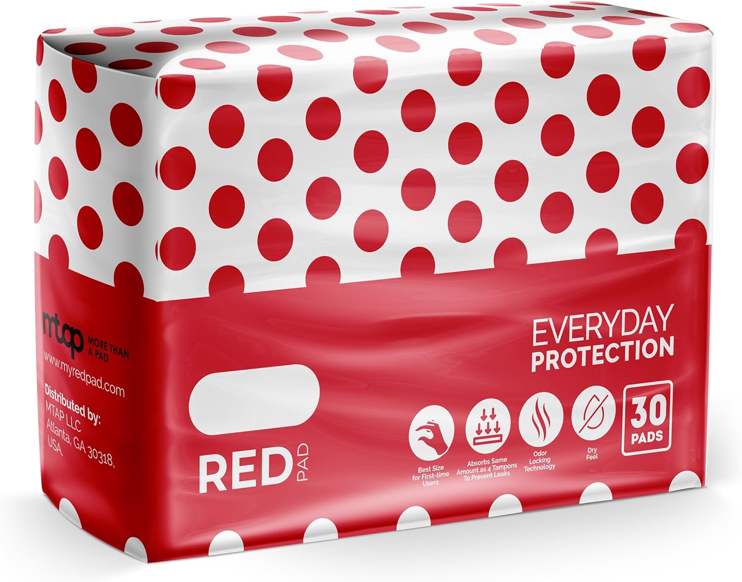 RedDrop Tween Everyday Pads - Reliable Backup for in-Between Days - Ideal for Girls Experiencing Discharge or Unexpected Bleeding