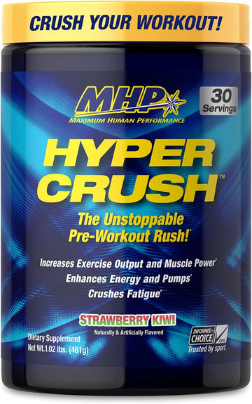 Maximum Human Performance Hyper Crush Pre Workout Powder, Increases En