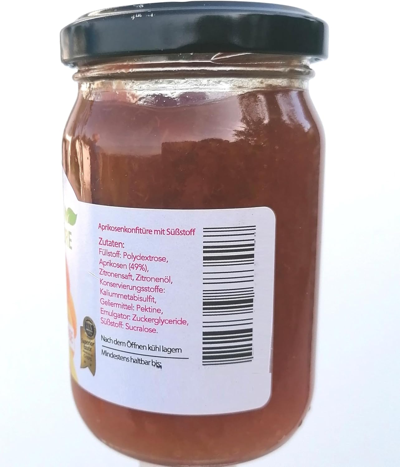 Cleanfoods Sugar-Free 59 Calorie Jam I Fruit Jam I Apricot 235G I Free From Genetic Engineering I Only 59 Calories Per 100G L Vegan