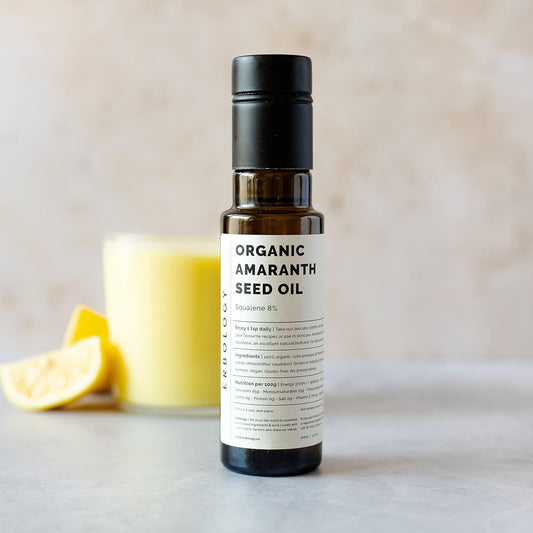 Erbology Organic Amaranth Oil 3.4 Fl Oz - Cold-Pressed - Rich In Squalene (8%) And Vitamin E (580% Ri) - Regenerate And Nourish - No Additives Or Preservatives - Sustainably Sourced - Vegan - Gmo-Free