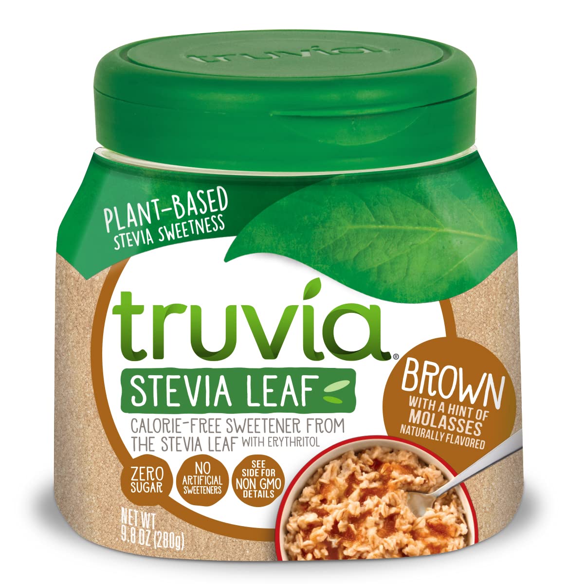 Truvia Calorie-Free Brown Spoonable Sweetener From The Stevia Leaf (9.8 Oz Jar)