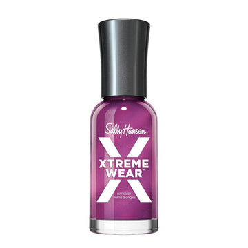 Sally Hansen Xtreme Wear Nail Polish, Streak-Free, Shiny Finish, Long-Lasting Nail Color, Berry Bright, 0.12 Fl Oz