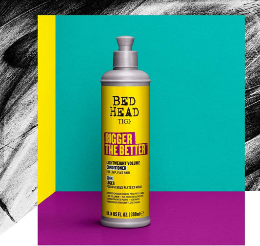 Bed Head by TIGI - Bigger The Better Hair Volume Conditioner - Ideal for Fine Hair - 300 ml