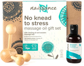 Naissance ‘No Knead to Stress’ Relaxing Massage Oil Gift Set Kit - Soothing and Comforting Blend with Relaxing Essential Oils Lavender and Chamomile Essential Oil : Amazon.co.uk: Health & Personal Care