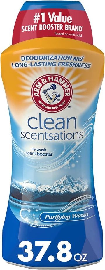 Arm & Hammer in-Wash Scent Booster, Purifying Waters, 37.8 oz