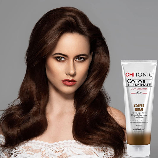 Chi Ionic Color Illuminate Conditioner, Lavender Plum, Color Enhancing Conditioner, 251 Ml