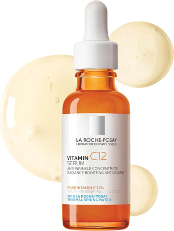 La Roche-Posay Pure Vitamin C10 Serum, Anti-Wrinkle And Radiance Renovating, Suitable For Sensitive Skin, 30Ml