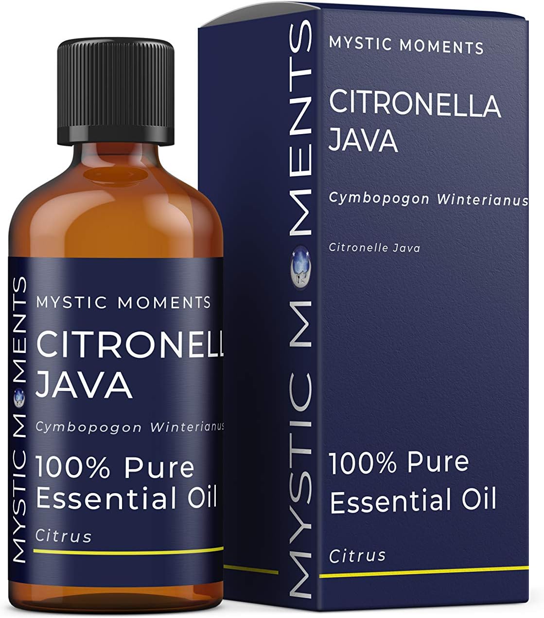 Mystic Moments | Citronella Java Essential Oil 10Ml - Pure & Natural Oil For Diffusers, Aromatherapy & Massage Blends Vegan Gmo Free