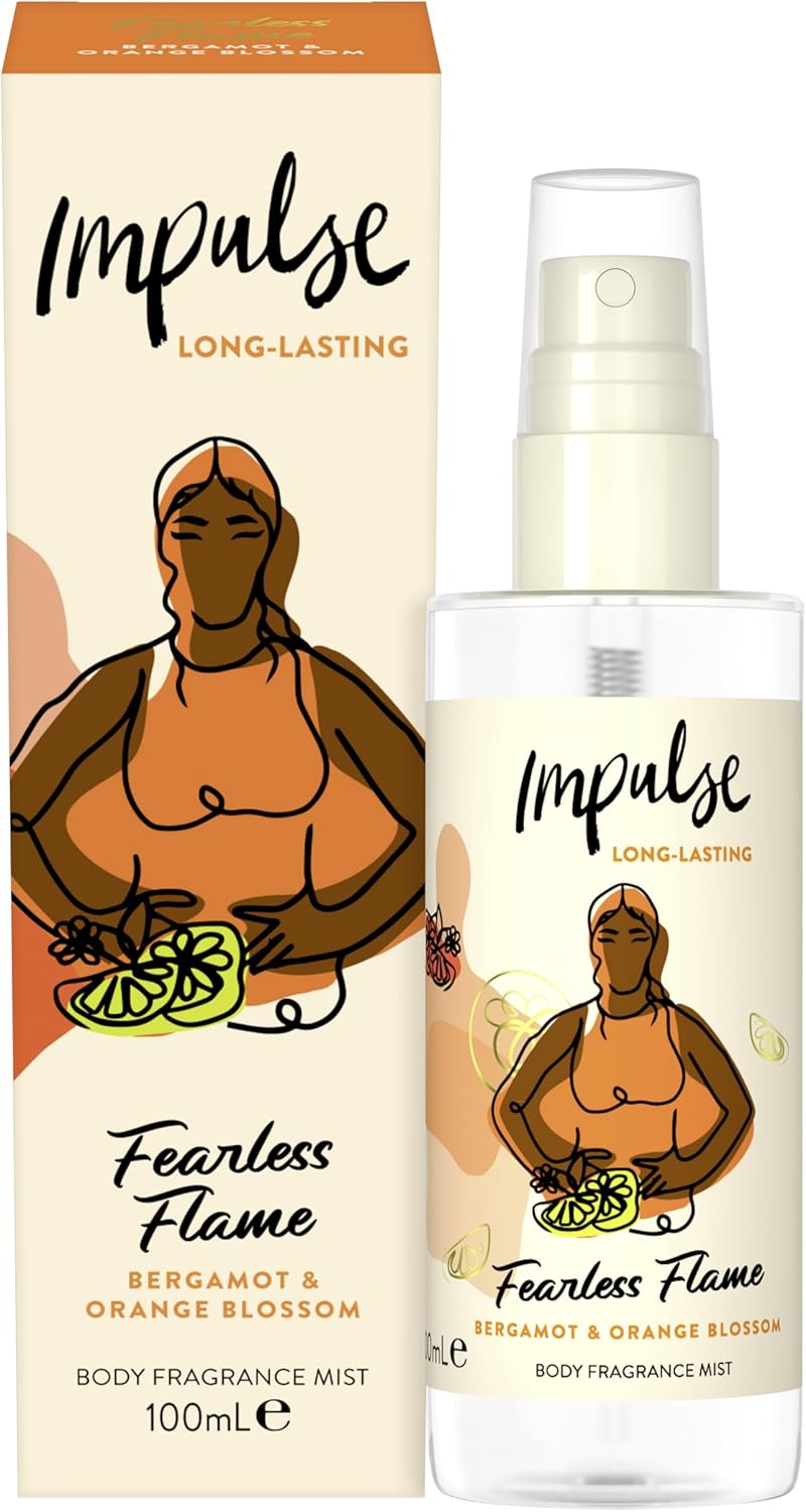 Impulse Fearless Flame Body Mist 100Ml