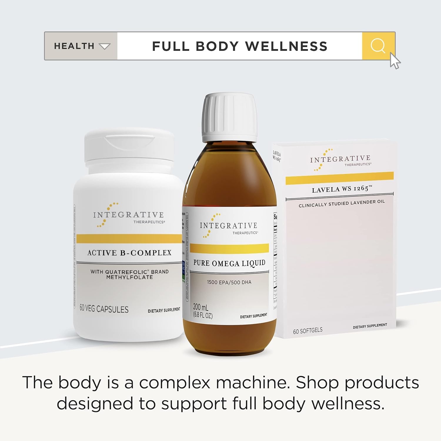 Integrative Therapeutics Pure Omega Liquid - Fish Oil Supplement With Epa & Dha - Omega-3 Fish Oil Supplement Without Fishy Burp Back - 6.8 Fl Oz, Lemon Flavor : Health & Household