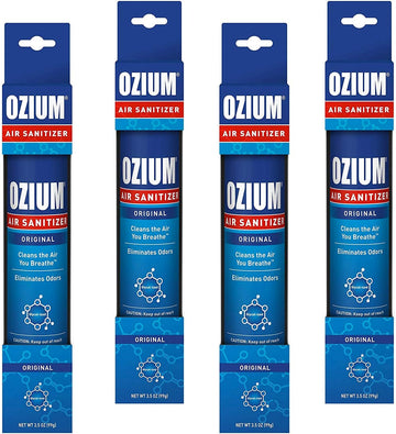 Ozium Air Sanitizer 3.5 oz Spray, Original (4) : Health & Household