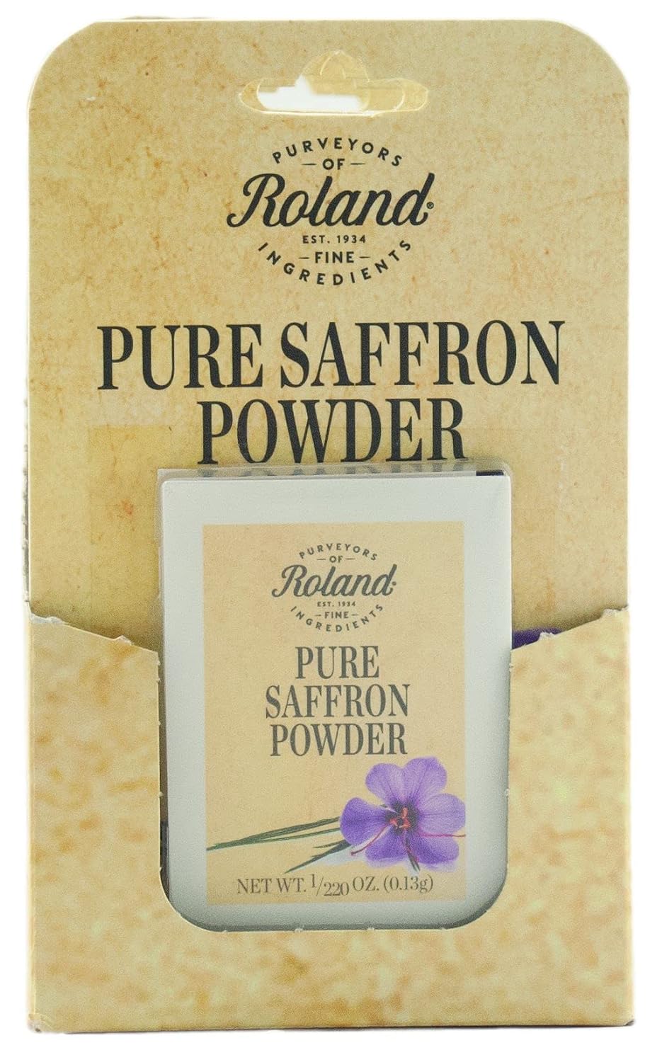 Roland Foods Pure Saffron Powder, Specialty Imported Food, 0.5-Gram Box : Saffron Spices And Herbs : Everything Else
