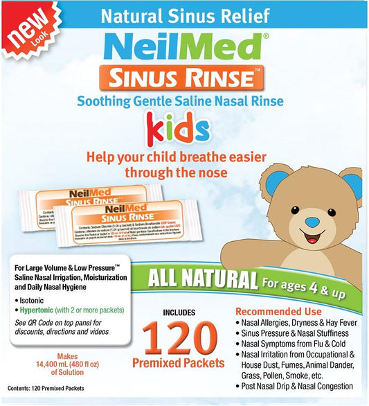 Neil Med Sinus Rinse Pediatric Packets, Premixed 120/Box