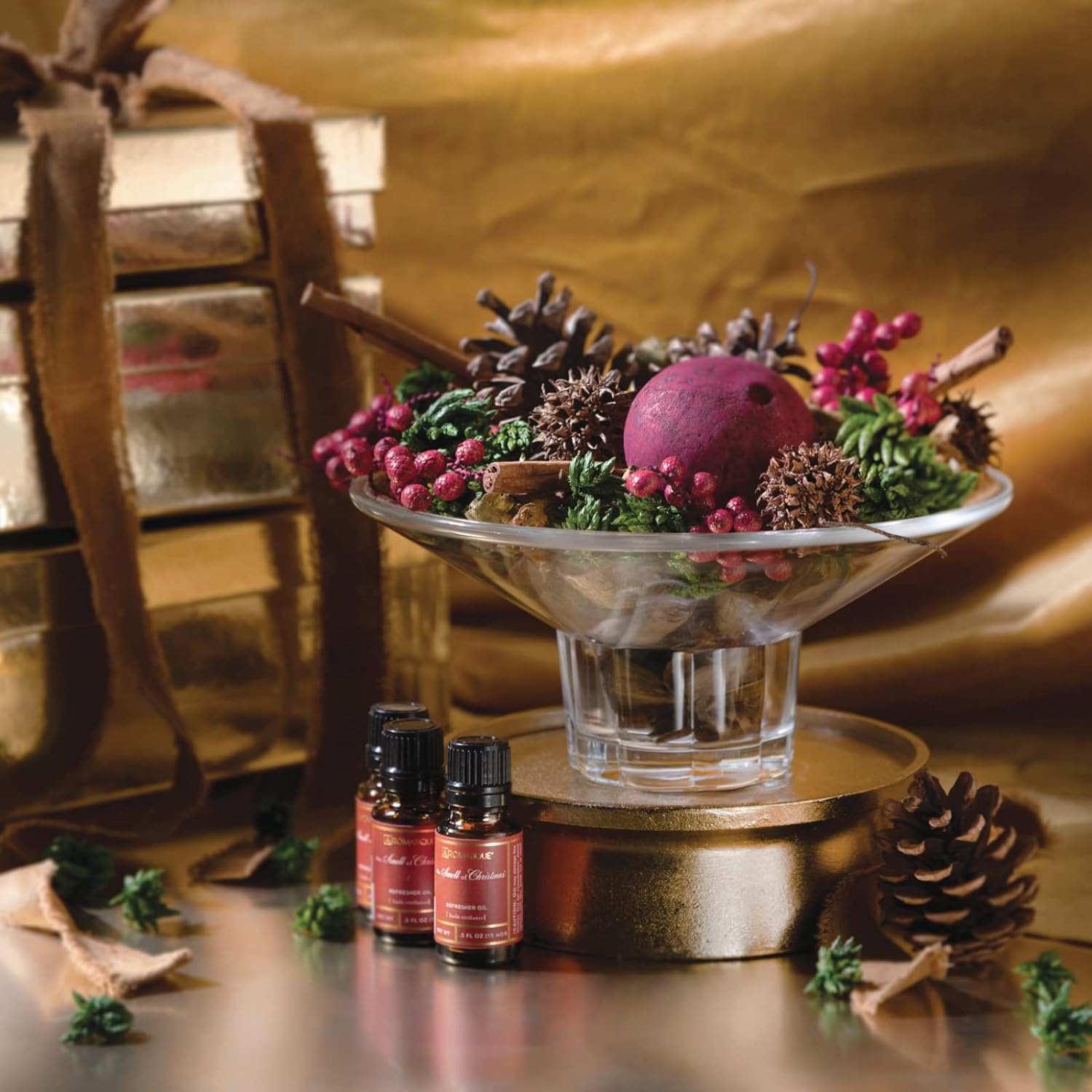 Aromatique Three (3) 1/2 Ounce Refresher Oils in The Smell of Christmas : Health & Household