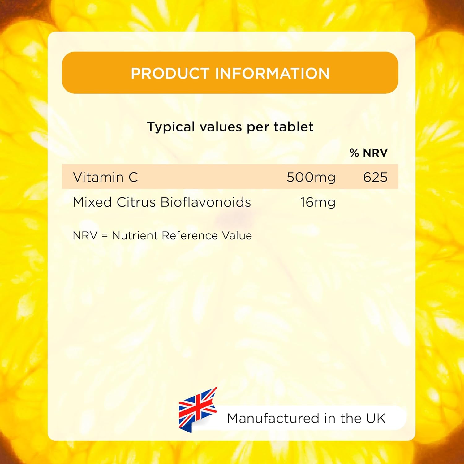 Healthspan Vitamin C 500mg (160 Chewable Tablets) | Supports Immune & Nervous Systems | Boosts Energy Levels & Psychological Function | Added Natural Citrus Bioflavonoids | Free of Aspartame | Vegan : Amazon.co.uk: Health & Personal Care