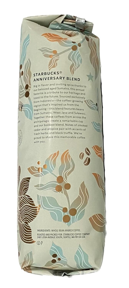 Starbucks Anniversary Blend 2023 Whole Bean Coffee