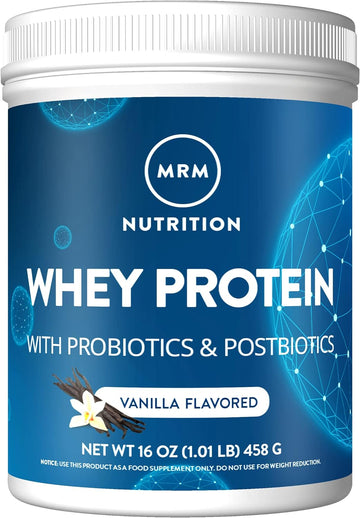 MRM Nutrition Whey Protein | Vanilla Flavored |18g Protein | with 2 Bi