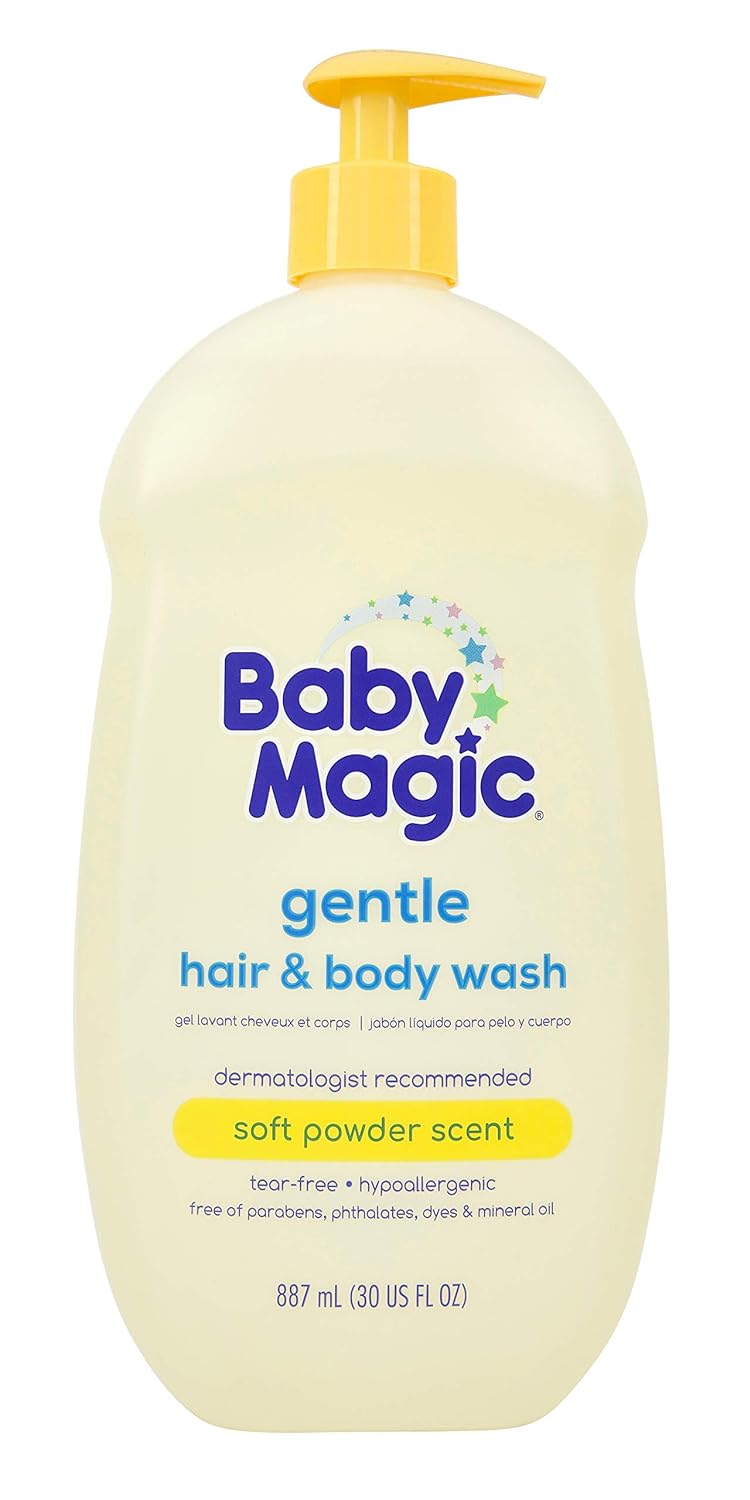 Baby Magic 2 In 1 Baby Wash & Shampoo, Calendula & Coconut, Calendula Oil & Coconut Oil, 30 Fl Oz