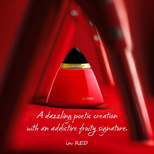 Mauboussin - In Red 100Ml (3.3 Fl Oz) - Eau De Parfum For Women - Oriental, Floral & Woody Scents