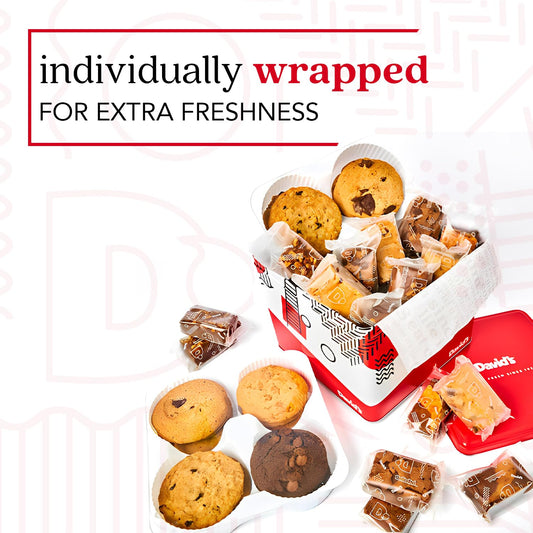 David'S Cookies Fresh-Baked And Gourmet Assorted Cookies And Brownies Party Pack | Great Sharing With Family And Friends - Delicious Gourmet Food Gift Basket Treats For Everyone - 5Lbs