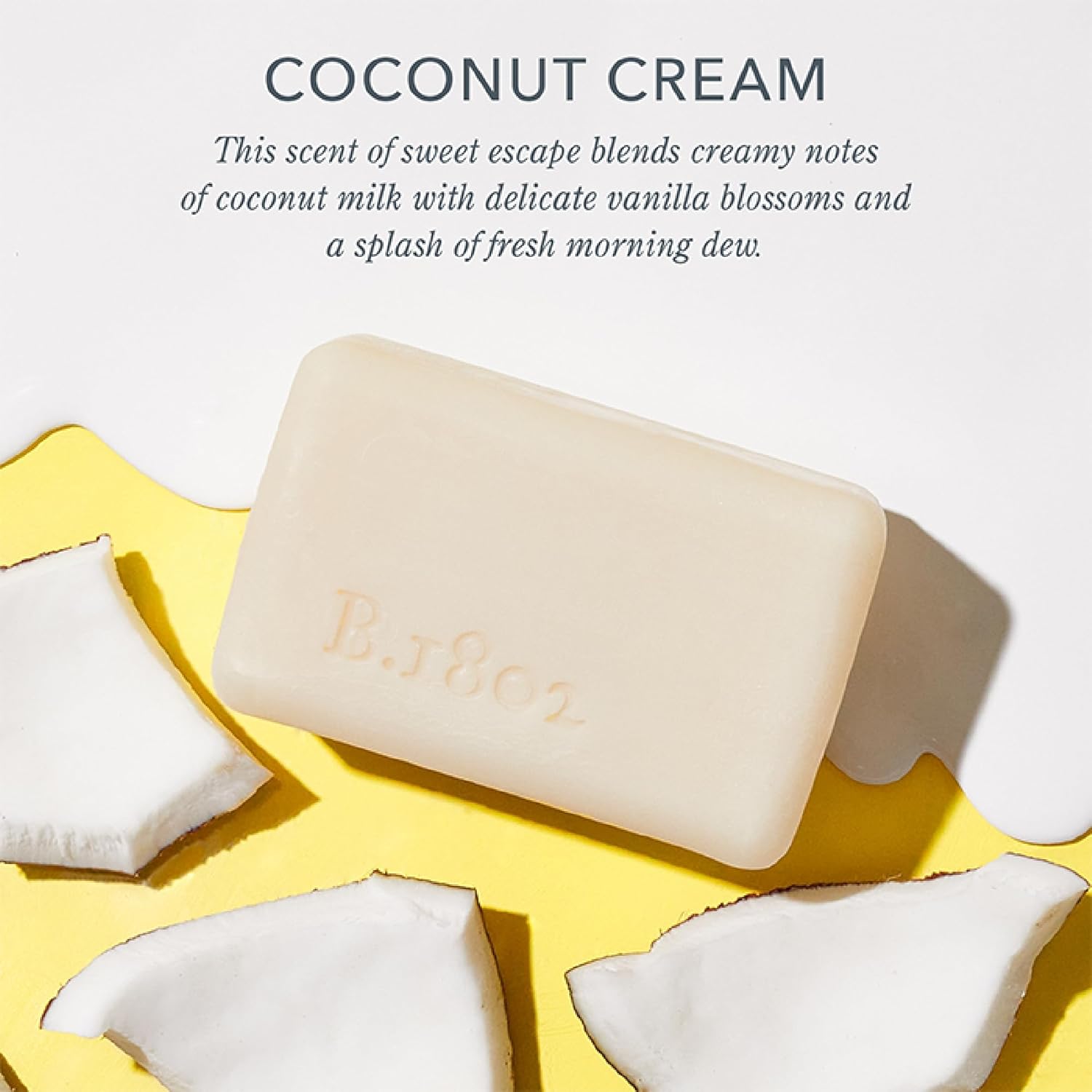 Beekman 1802 Coconut Cream Goat Milk Soap - Scented - 9 Oz - Cleanses, Nourishes & Hydrates - Certified Microbiome Friendly - No Irritation - Good For Sensitive Skin : Beauty & Personal Care