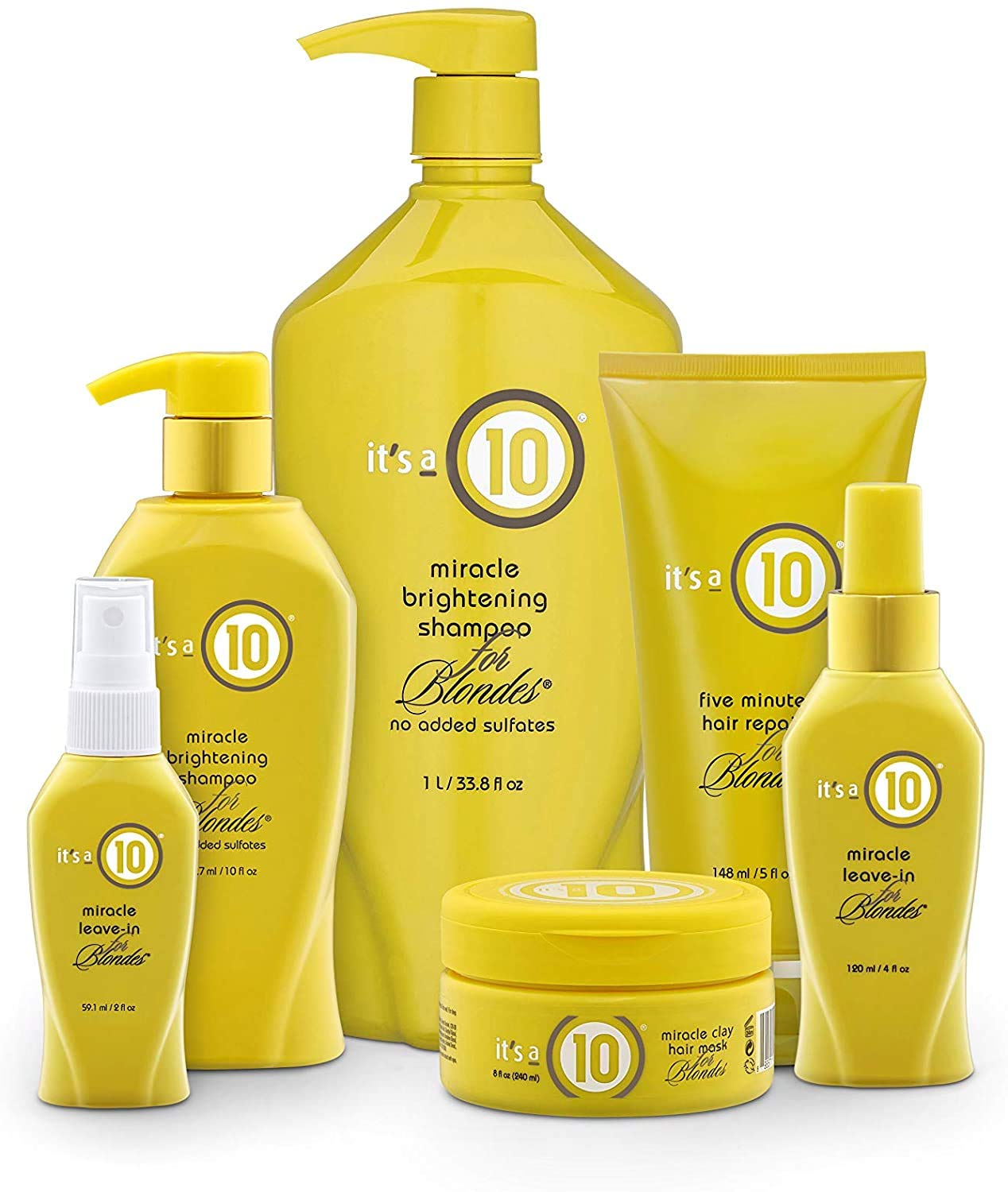 it's a 10 Haircare Miracle Leave-In Conditioner for Blondes 4 oz (Pack of 4) : Beauty & Personal Care