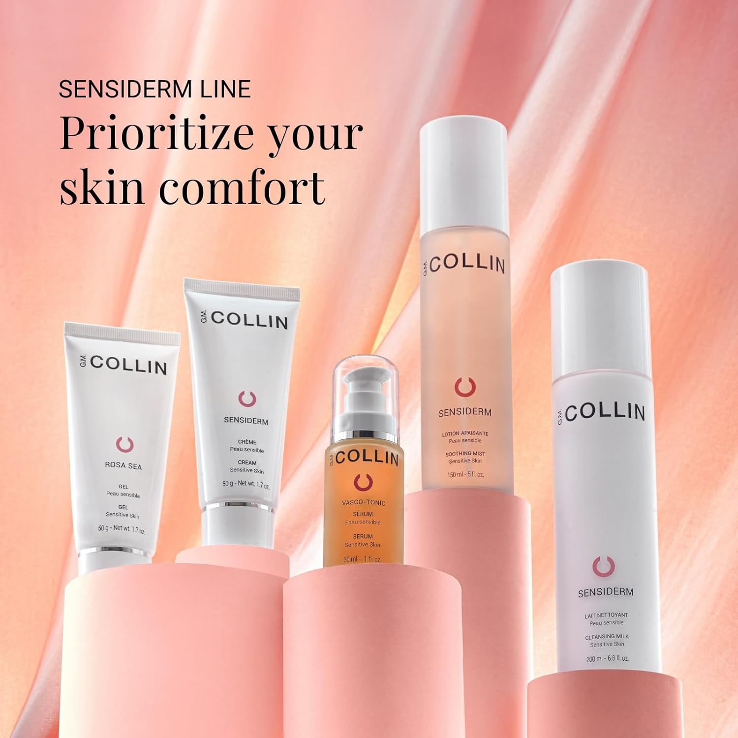 G.M. Collin Sensiderm Soothing Mist | Facial Toner And Hydrating Spray For Sensitive Skin | Soothes And Hydrates : Beauty & Personal Care